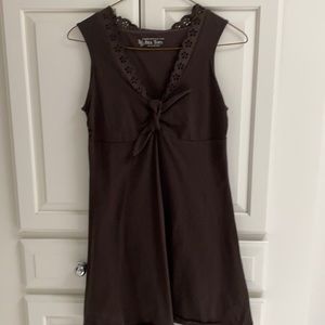 Brown tank dress